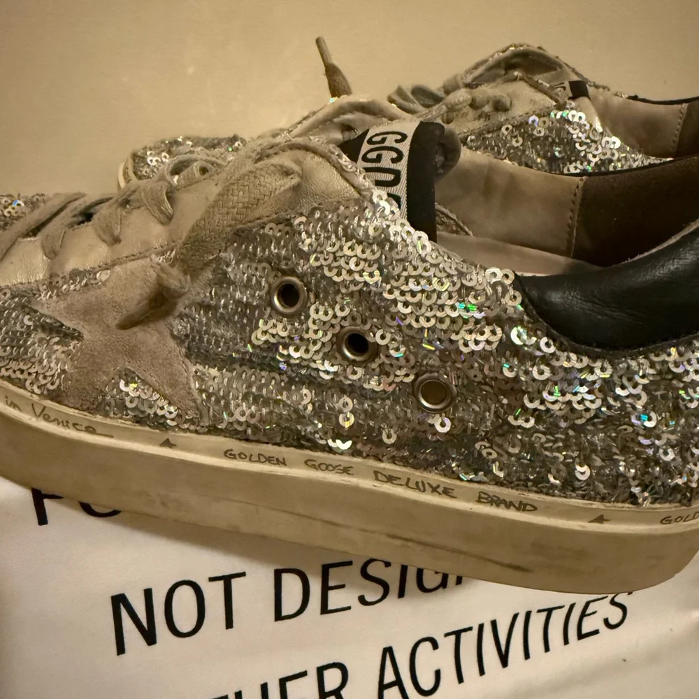 Golden Goose Sequin Size 38 Hi Star - Picture 6 of 6
